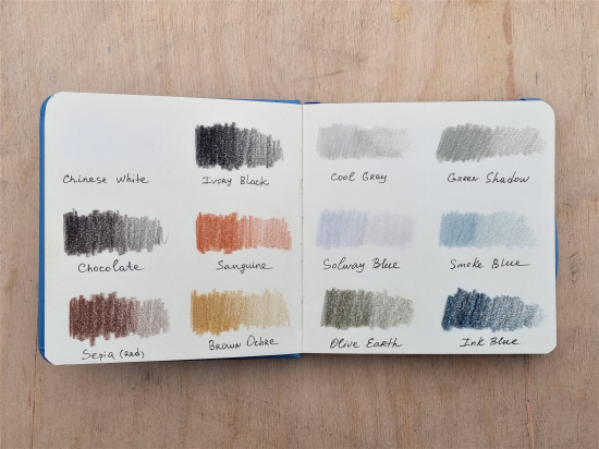 Карандаш цветной "Drawing" синий дымчатый 3810